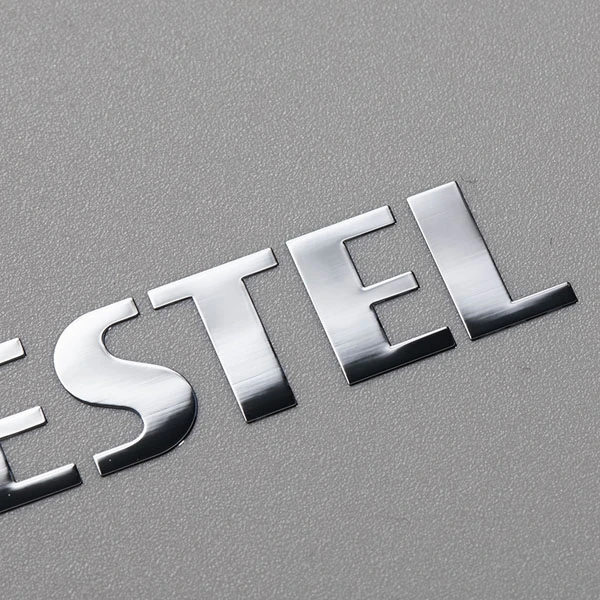 Décalcomanie mince en nickel électroformé