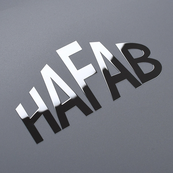 Autocollant de transfert de métal fin